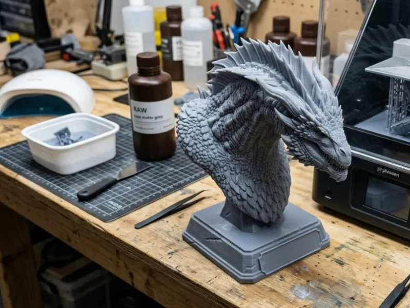 Dreamfyre Bust STL House of the Dragon 3D Print Sculpture