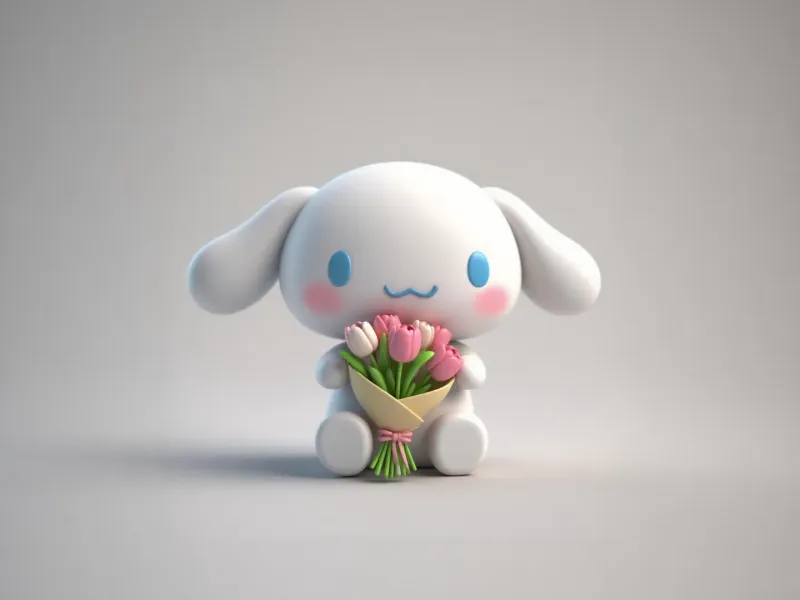 Cinnamoroll con fiori