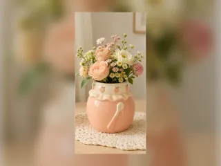 Wazon Slate Lotus Art Vase