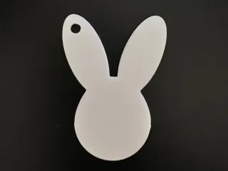 Easter Bunny Keyring