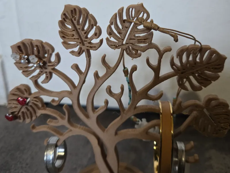 porte bijoux monstera- jewel holder