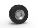 Rear wheel from Pulling tractor 3 Scale 1:25-0