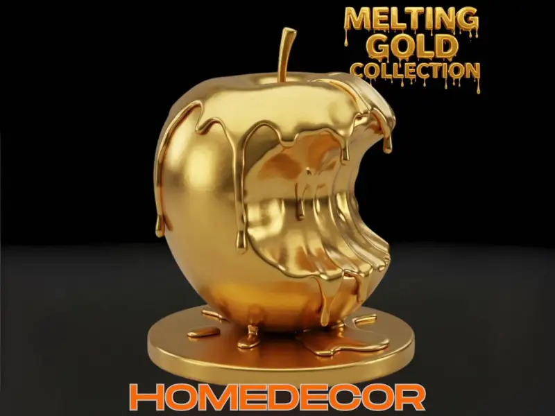 Melting Gold Apple