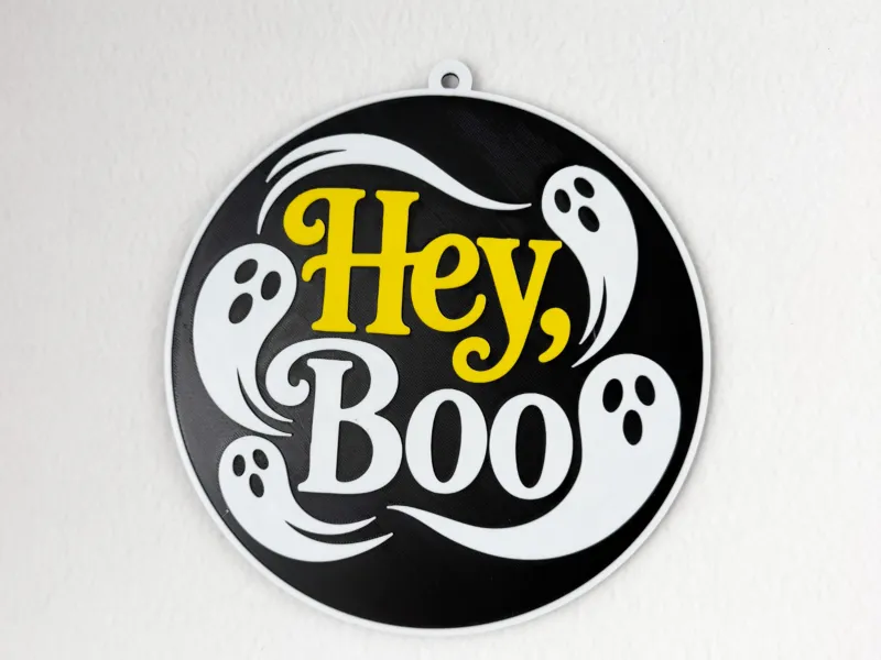 Hey boo sign