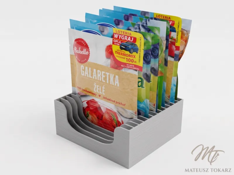 Organizer per bustine di spezie | 12 scomparti | Scalabile