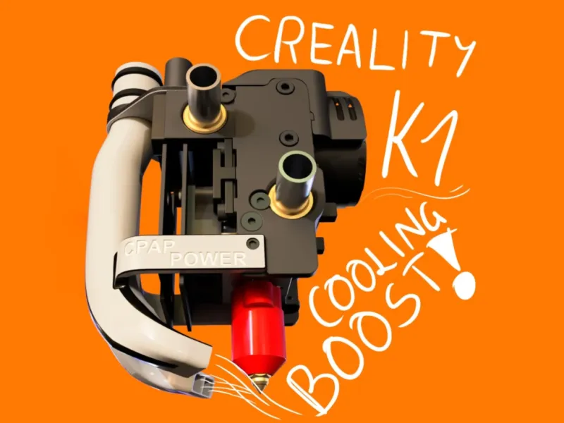 K1 Cpap Duct WS7040 Creality