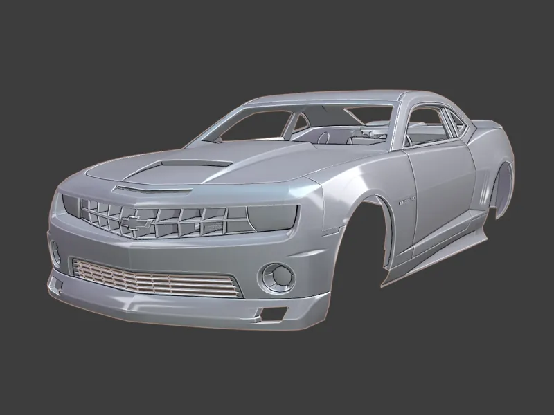 Chevrolet Car Body – 3D Printable Sports Car Body