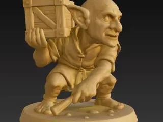 Goblin mit Kiste