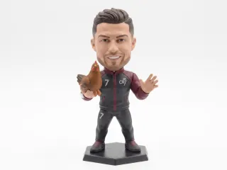 cr7 bobblehead 3d model