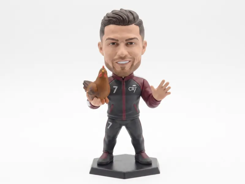 cr7 bobblehead 3d model