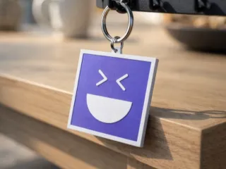Llavero Emoji Cuadrado risas