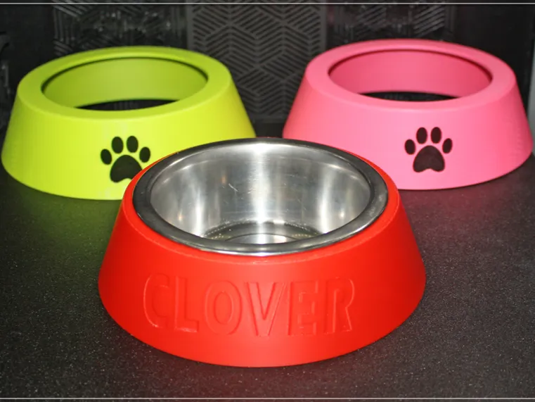 Dog Bowl Holder (customisable)