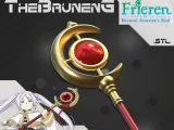 Frieren cosplay prop staff 3D print model-0