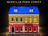 Paris Street — Fully Modular, with Lights and Shops