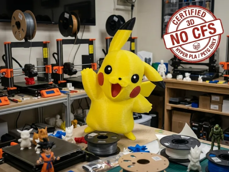 Figurine articulée Pikachu en plusieurs parties - 3MF texturé