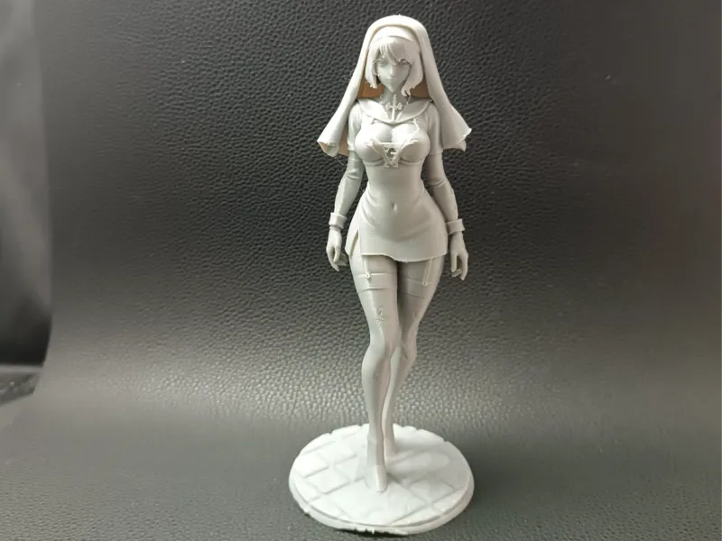 Anime Nun - Divine Beauty in Anime Form