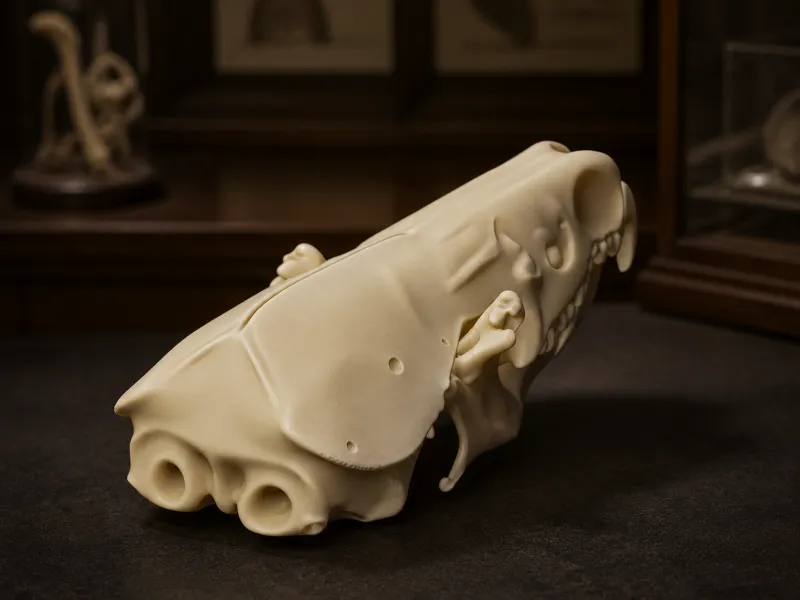 Armored Shrew Skull