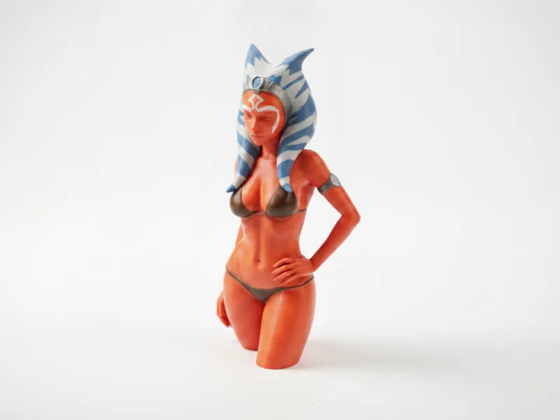 Ahsoka Bust Star Wars Verzamelobject 3D Printbaar