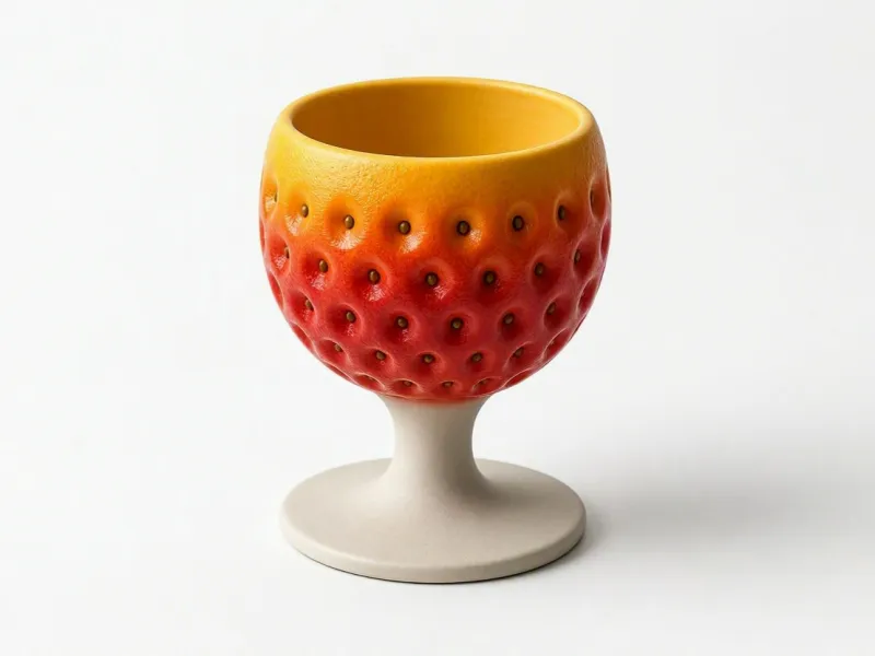 Strawberry Goblet Planter — Botanical Home Decor