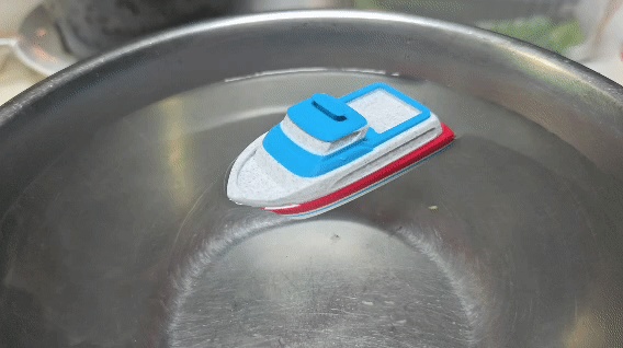 Giocattolo da bagno: catamarano da crociera galleggiante
