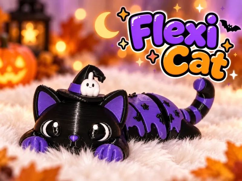 Halloween Cat Articulated