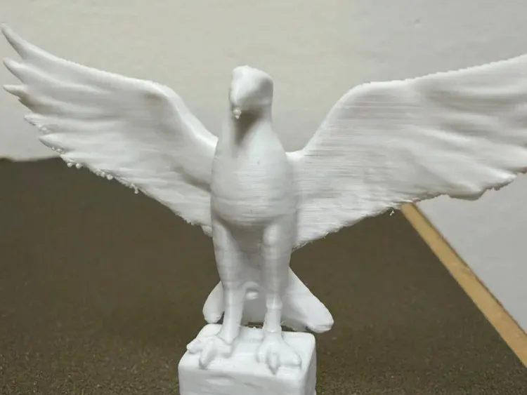 Hawk statue