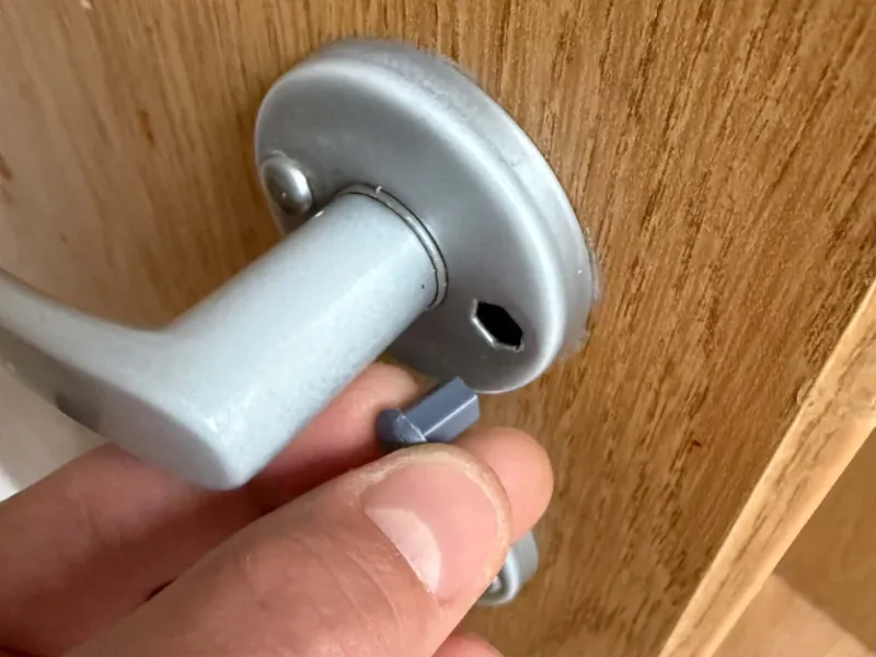 Repair nut for interior door handle