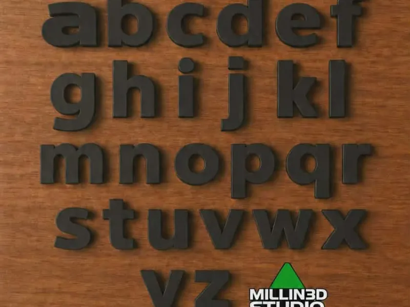 Lettres minuscules de A à Z pour projets de bricolage, arts et loisirs créatifs