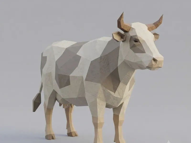 Low Poly Cow