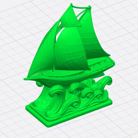 Home print settings: ship on the waves.3mf