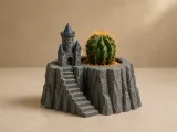 Fantasy Castle Cactus Planter-0