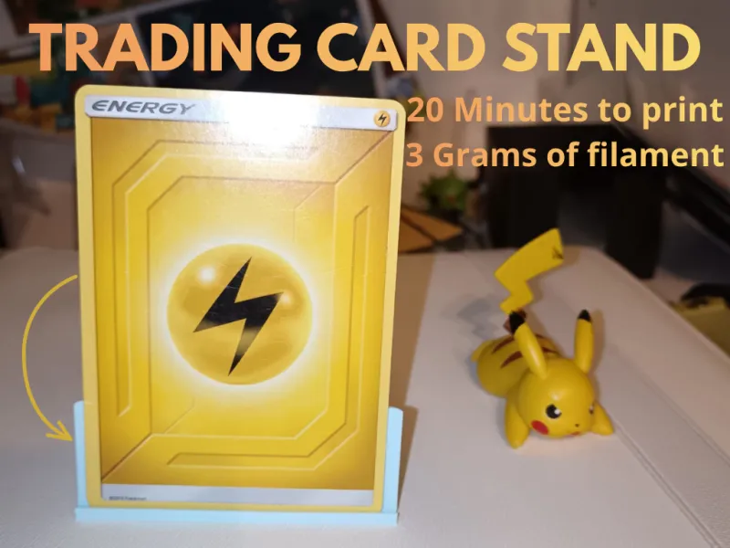 Pokemon Card Stand (3g) (20min)