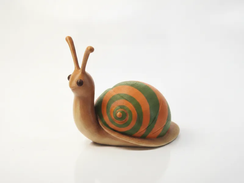 Snail Figurine Animal Sculpture 3D Printable