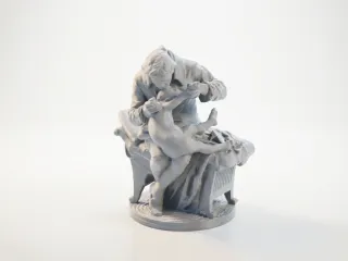 Iron Jenner Post Classical Sculpture 3D Printable