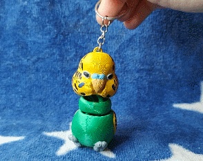 Budgie Keychain-0