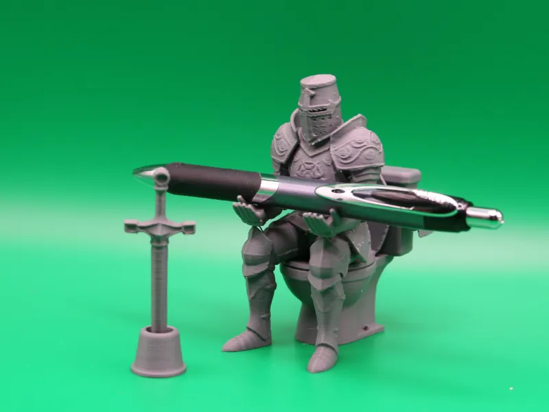 Knight Warrior Desk Buddy Penholder