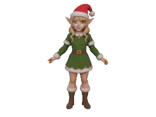 Elfa de Navidad