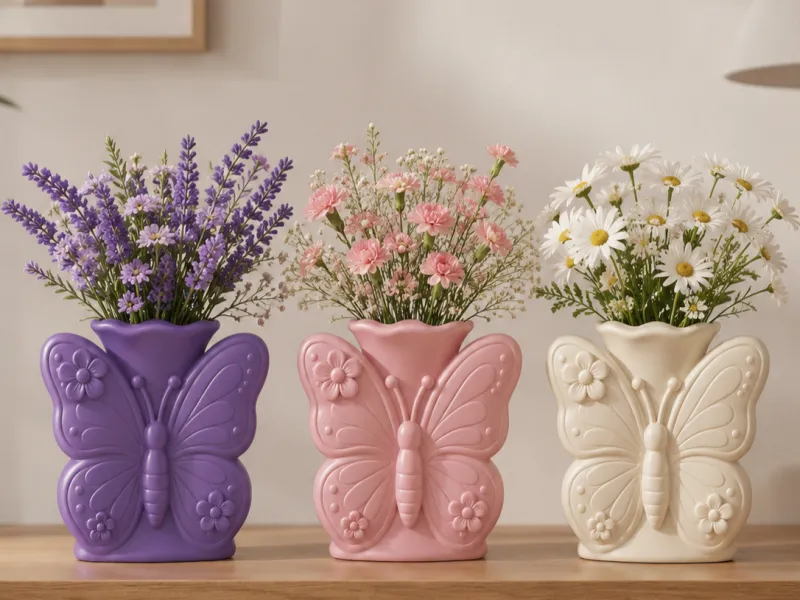 Butterfly Blossom Vase