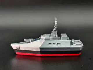 可以浮在水上的军舰