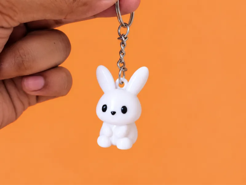 Cute Bunny Keychain (Multipart No CFS-AMS)