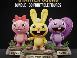 Giggles Cuddles Toothy | Happy tree friends Bundle