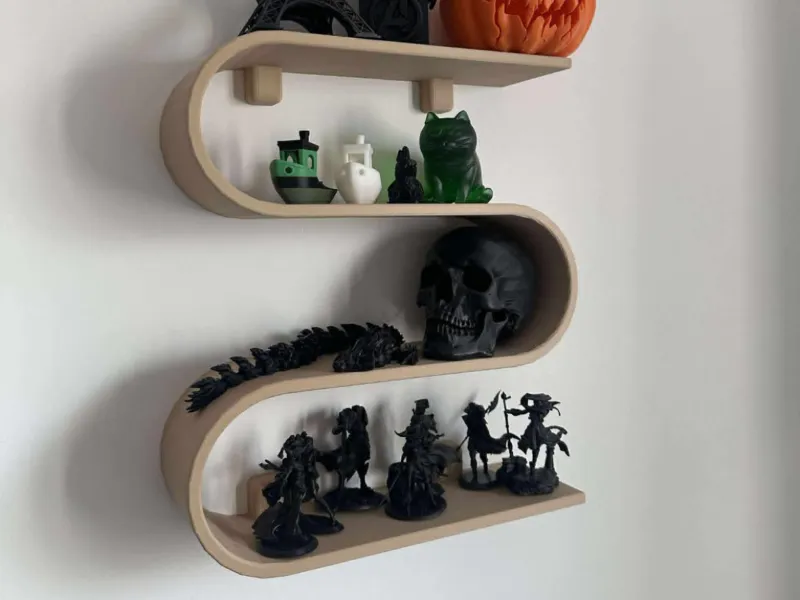 3D printable shelf
