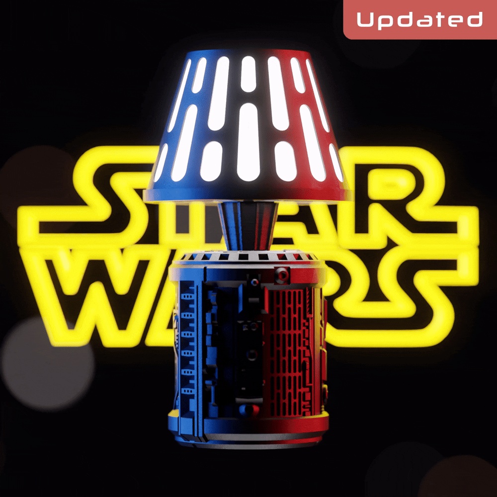 Star Wars Lamp by Polymeria-0