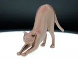 Stretching Cat Statue-0