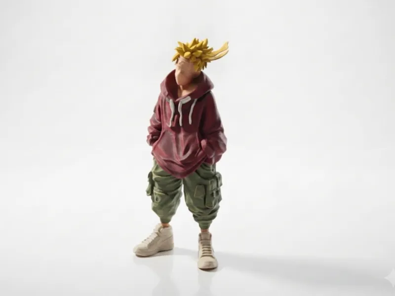 Street Naruto Uzumaki Figurine Urban Style 3D Printable