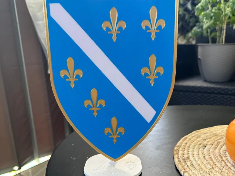 Flag of Bosnia on Wall or Desk