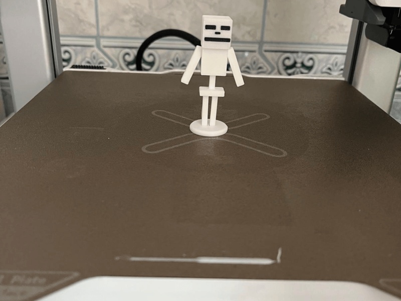 Minecraft skeleton begginer with support