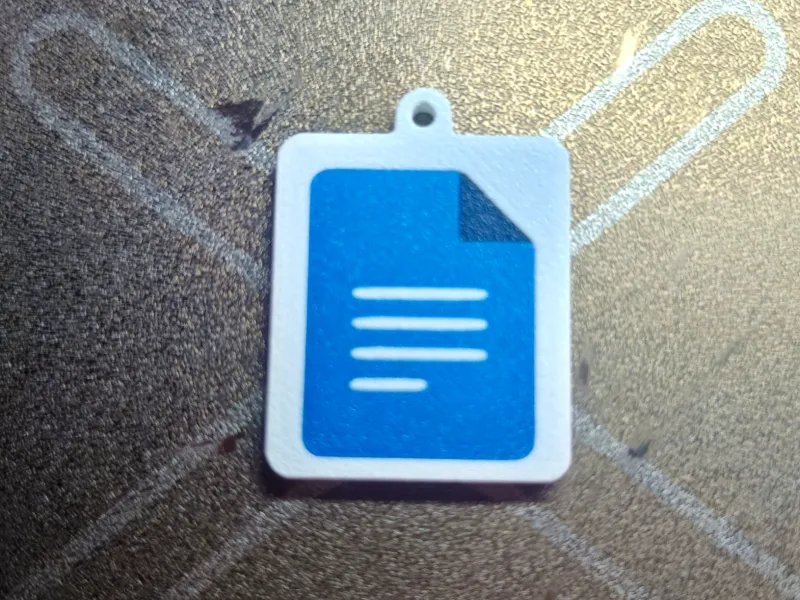 Llavero Google Documentos 1C (3 Colores)