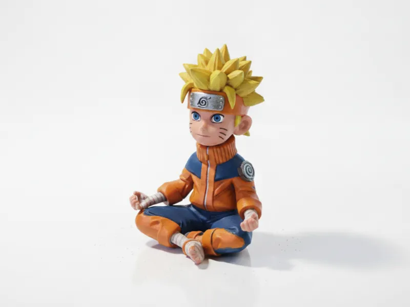 Naruto Meditating Figurine Anime 3D Printable