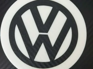 VW Logo with holder